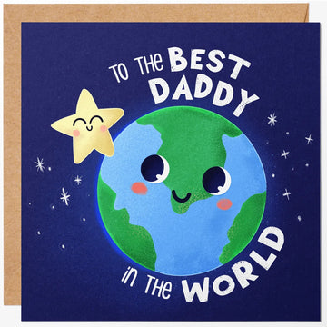 Best Daddy in The World Birthday Card