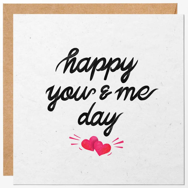 happy you and me day card