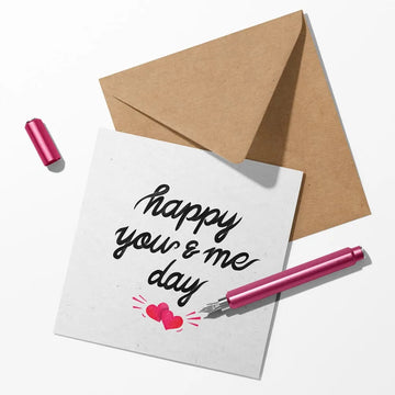 hapy you and me anniversary card