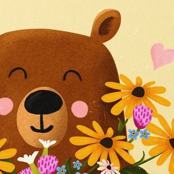 love you mama bear - mum birthday card