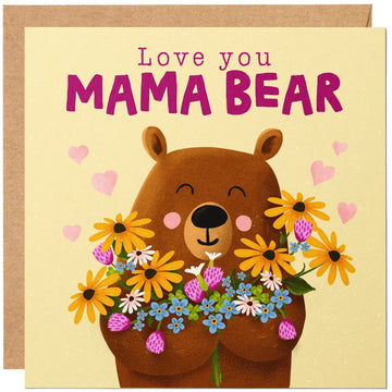 love you mama bear card