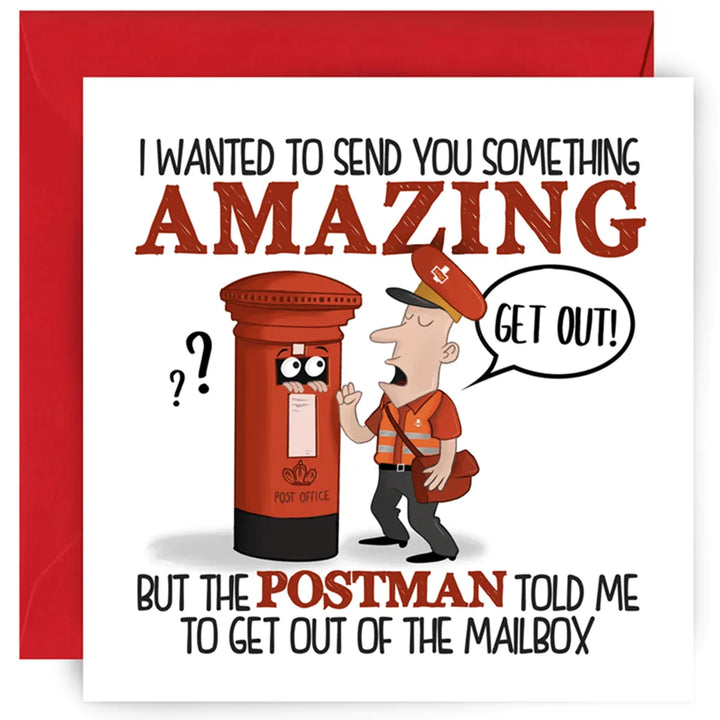 Funny Postman Birthday Card