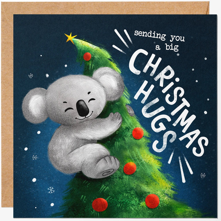 koala christmas card