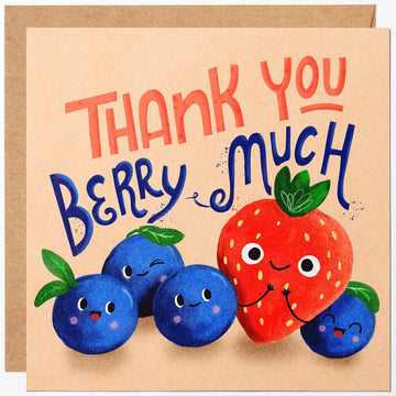 thank you berry much card