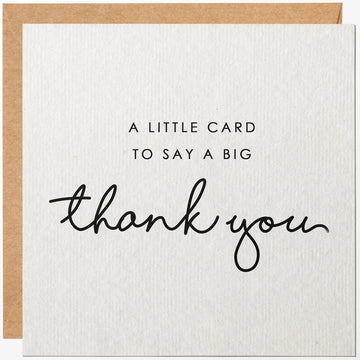 thank you card