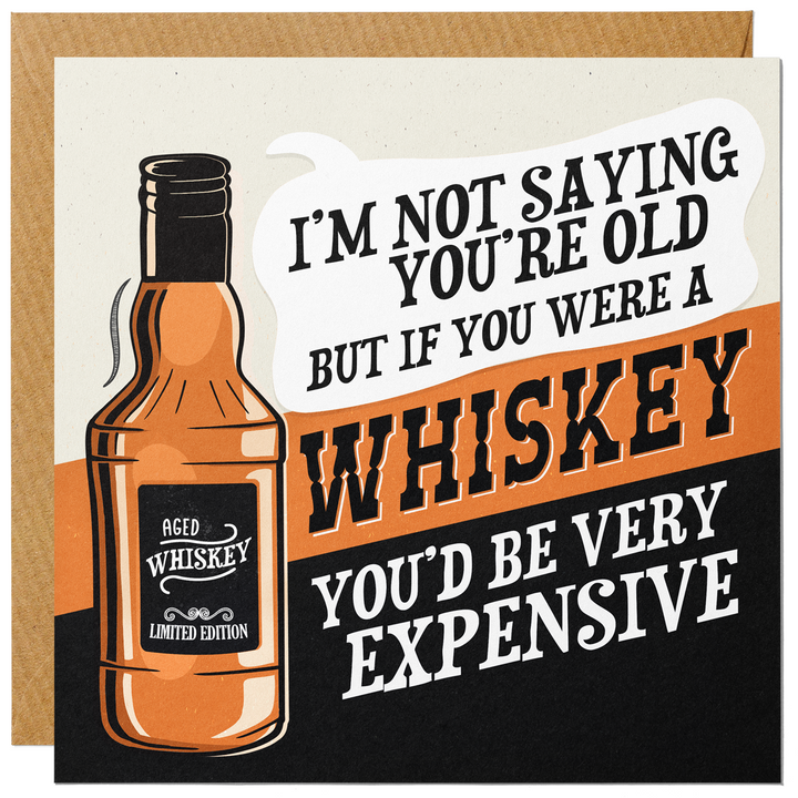 Whiskey Funny Birthday Card